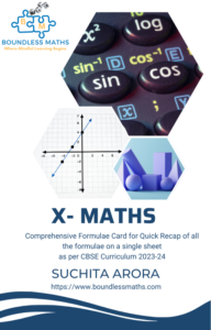 Class 10 Maths Formulae Card